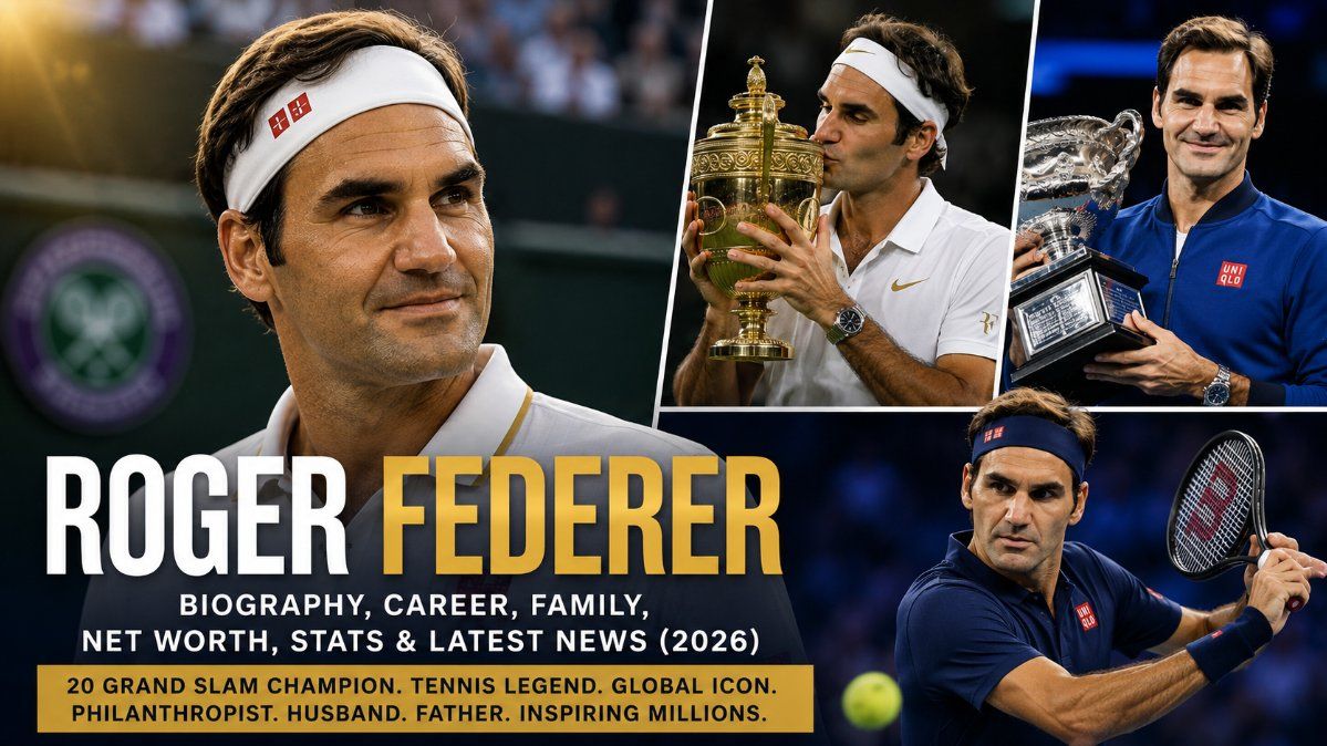 Roger Federer Biography (2026): Age, Wife, Children, Net Worth, Career, Grand Slams & Latest News